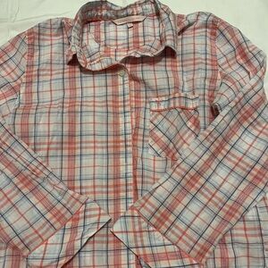 y2k Victoria Secret Red Plaid Shirt